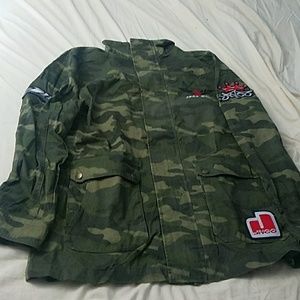 Camo grunge jnco jacket